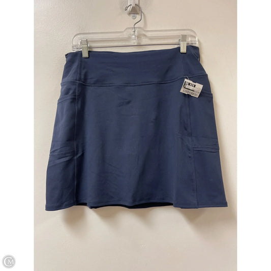 Athletic Skort By Skechers In Navy, Size: L