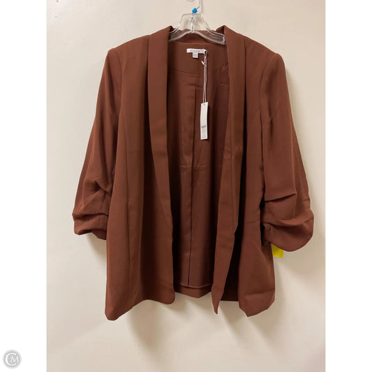 Blazer By Chicos In Brown, Size: Xl
