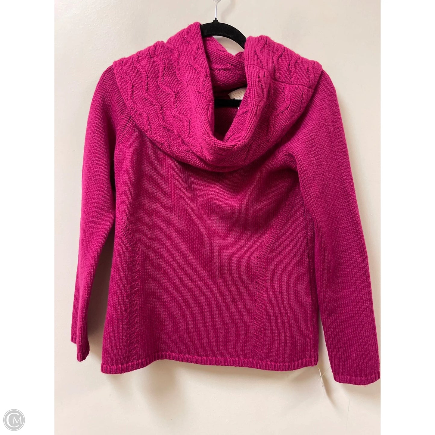 Sweater By Chicos In Pink, Size: S