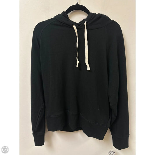 Sweatshirt Hoodie By J. Crew In Black, Size: L