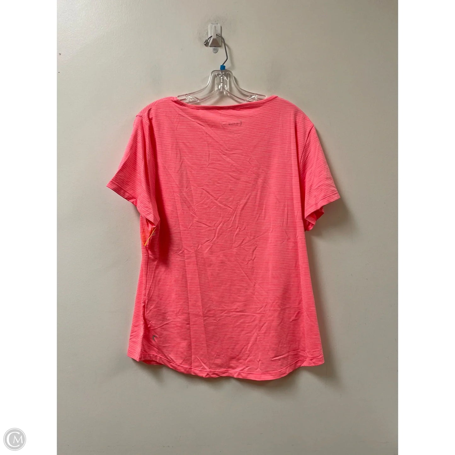 Athletic Top Short Sleeve By Zyia In Pink, Size: Xl