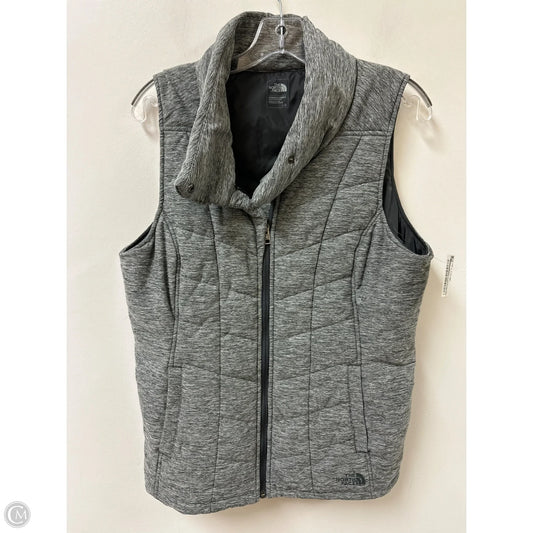 Vest Puffer & Quilted By The North Face In Grey, Size: L