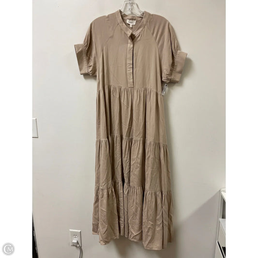 Dress Casual Maxi By Bohme In Tan, Size: M