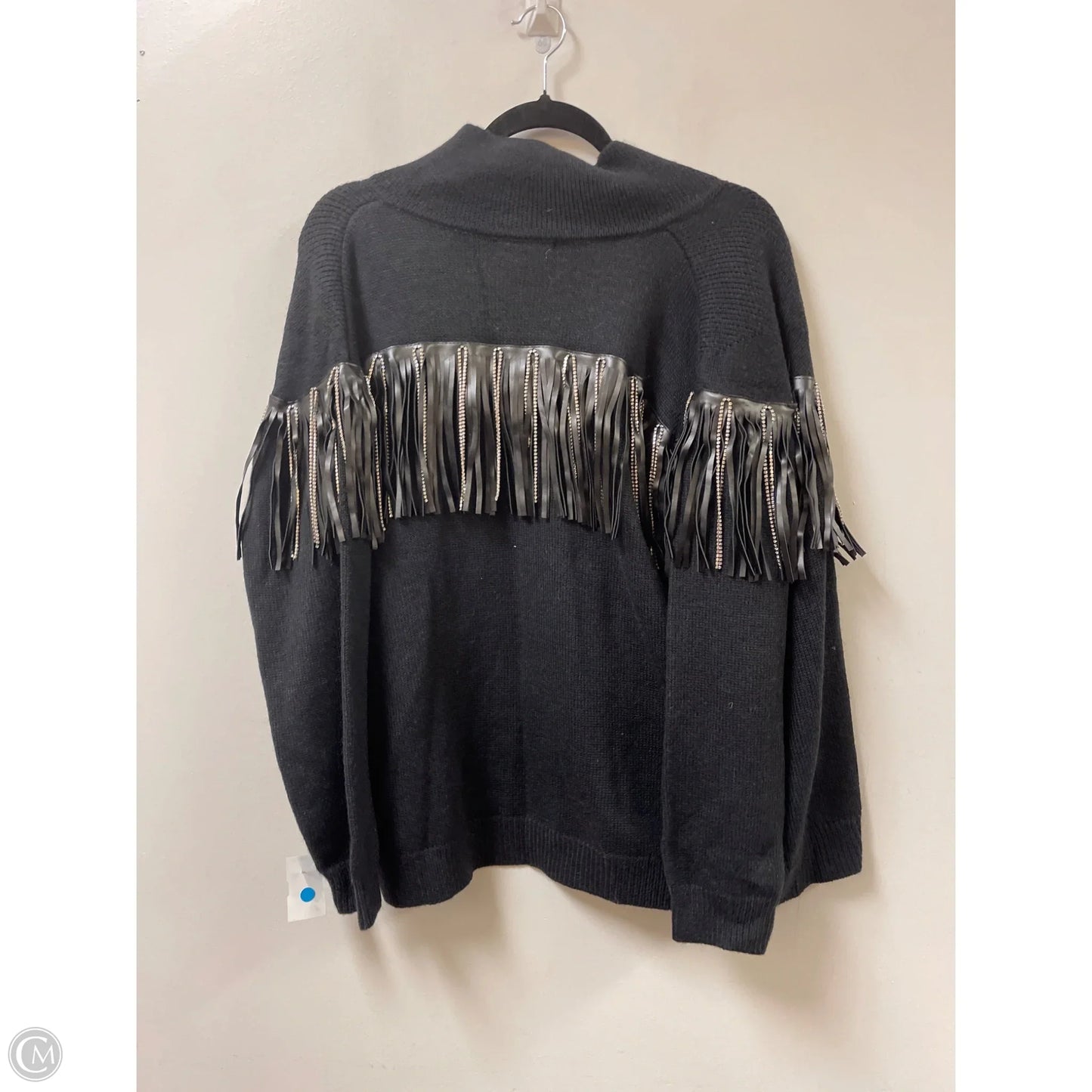 Sweater Cardigan By Clothes Mentor In Black, Size: M