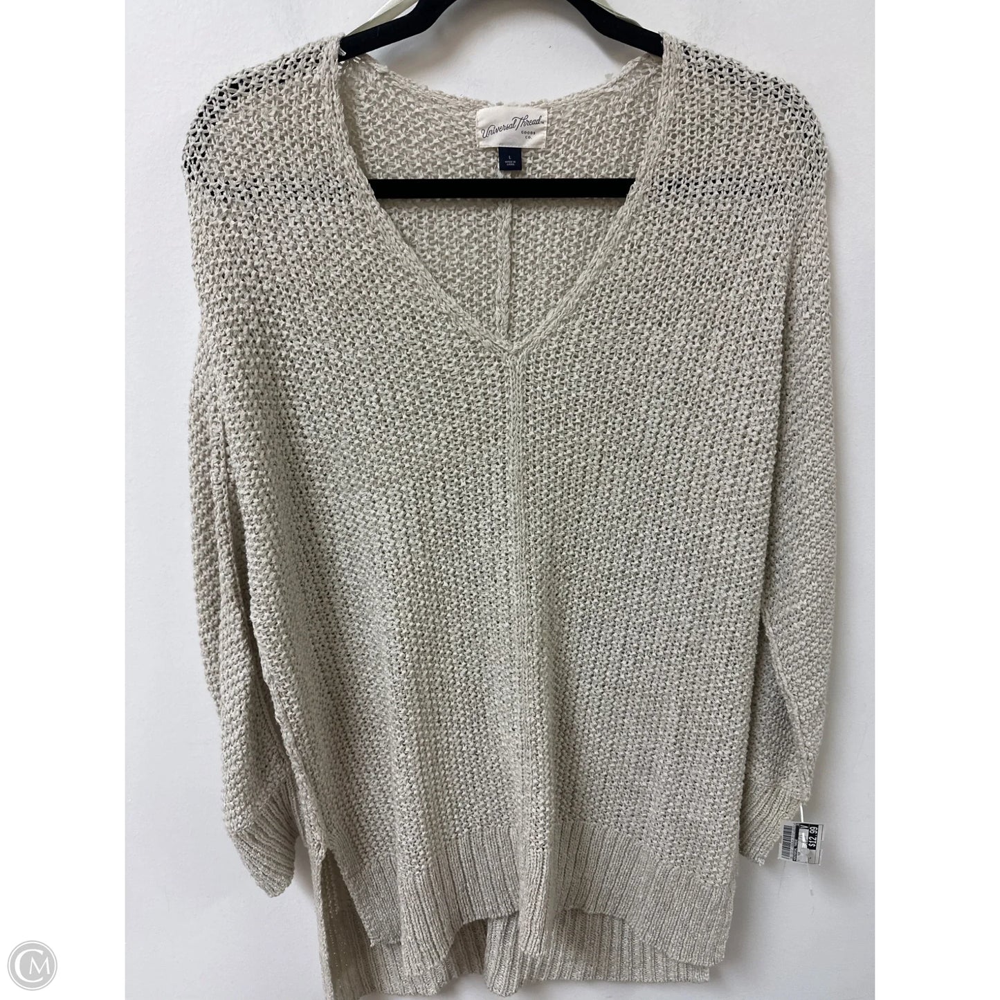 Sweater By Universal Thread In Cream, Size: L