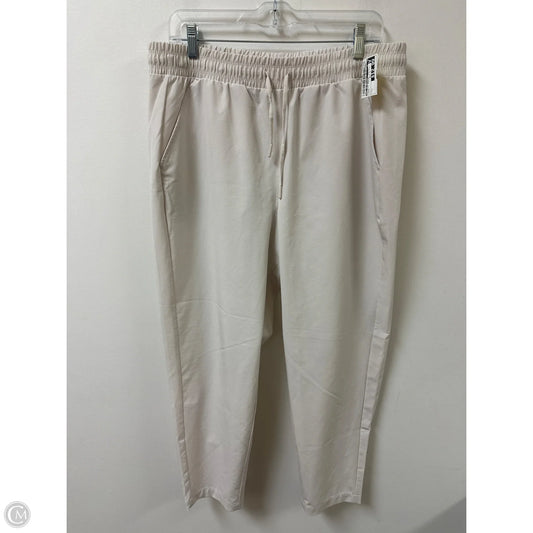 Athletic Pants By All In Motion In Cream, Size: L