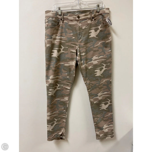 Pants Other By Loft In Camouflage Print, Size: 12
