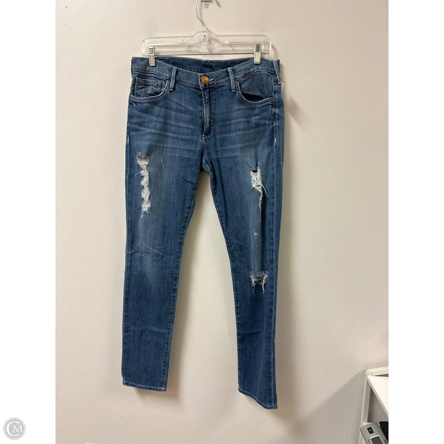 Jeans Straight By True Religion In Blue Denim, Size: 6