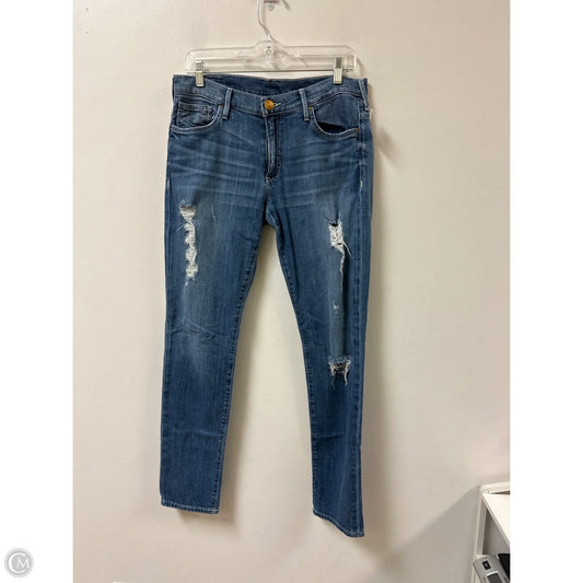 Jeans Straight By True Religion In Blue Denim, Size: 6