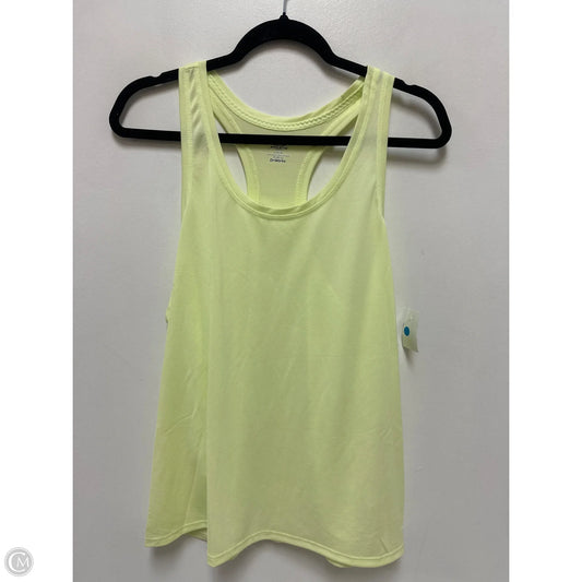 Athletic Tank Top By Athletic Works In Yellow, Size: L
