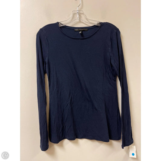Top Long Sleeve Basic By White House Black Market In Navy, Size: S