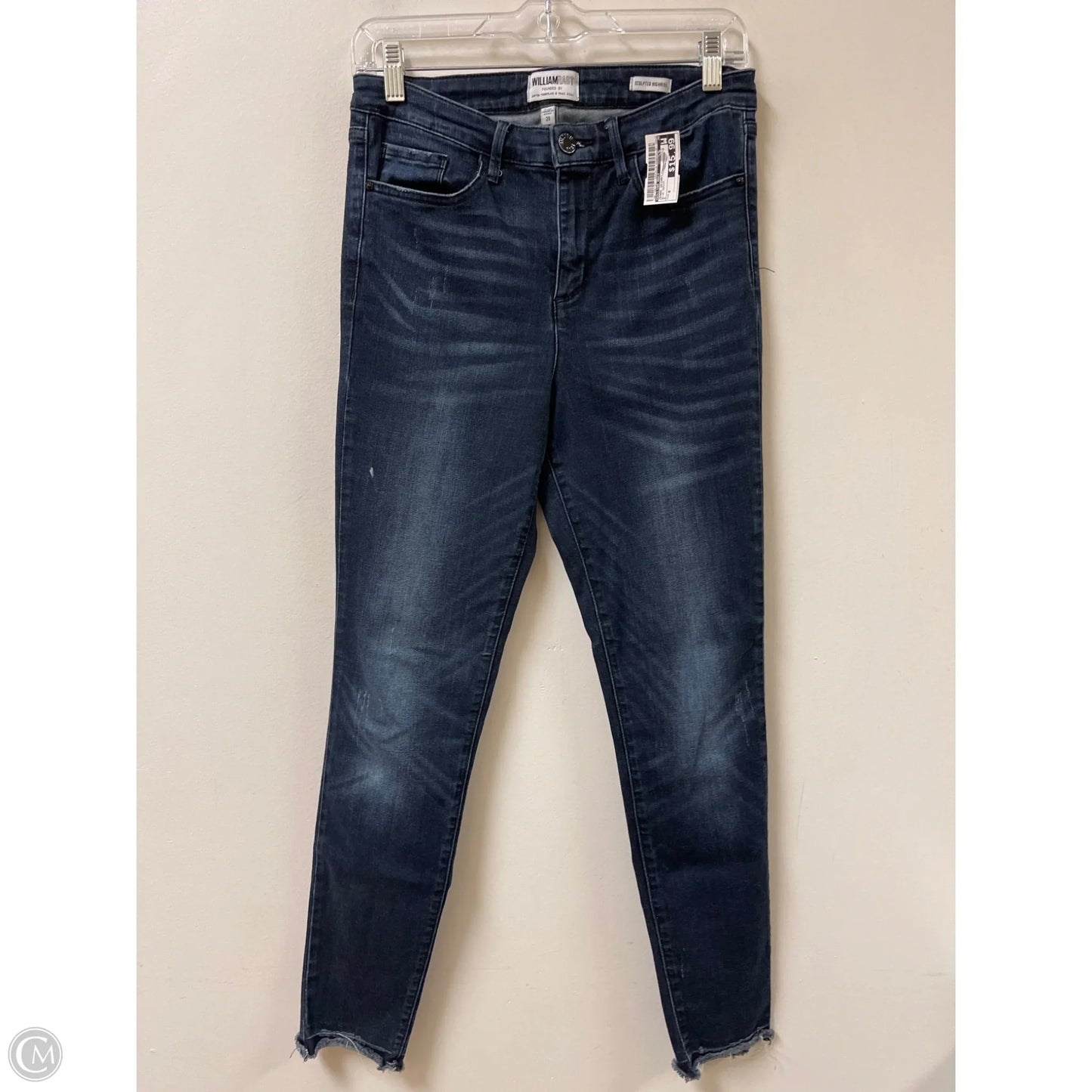 Jeans Skinny By William Rast In Blue Denim, Size: 8