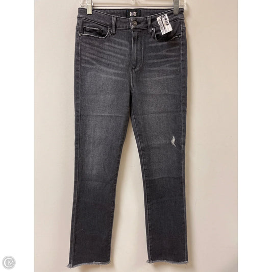 Jeans Cropped By Paige In Black, Size: 6