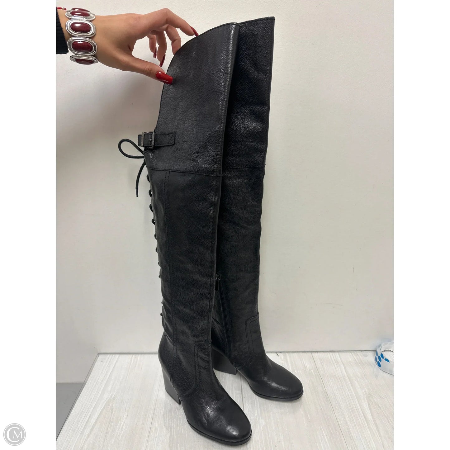 Boots Knee Heels By Circus By Sam Edelman In Black, Size: 5.5