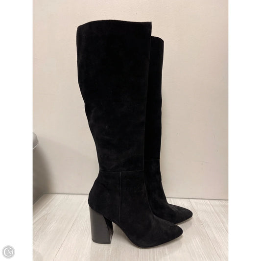 Boots Knee Heels By Steve Madden In Black, Size: 5.5