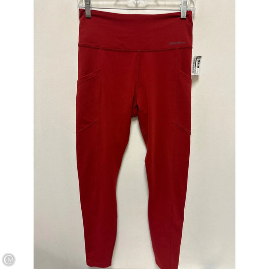Athletic Pants By Eddie Bauer In Red, Size: S