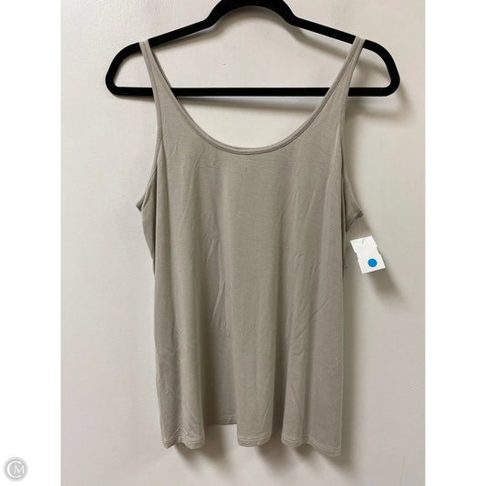 Top Sleeveless By J. Jill In Tan, Size: M