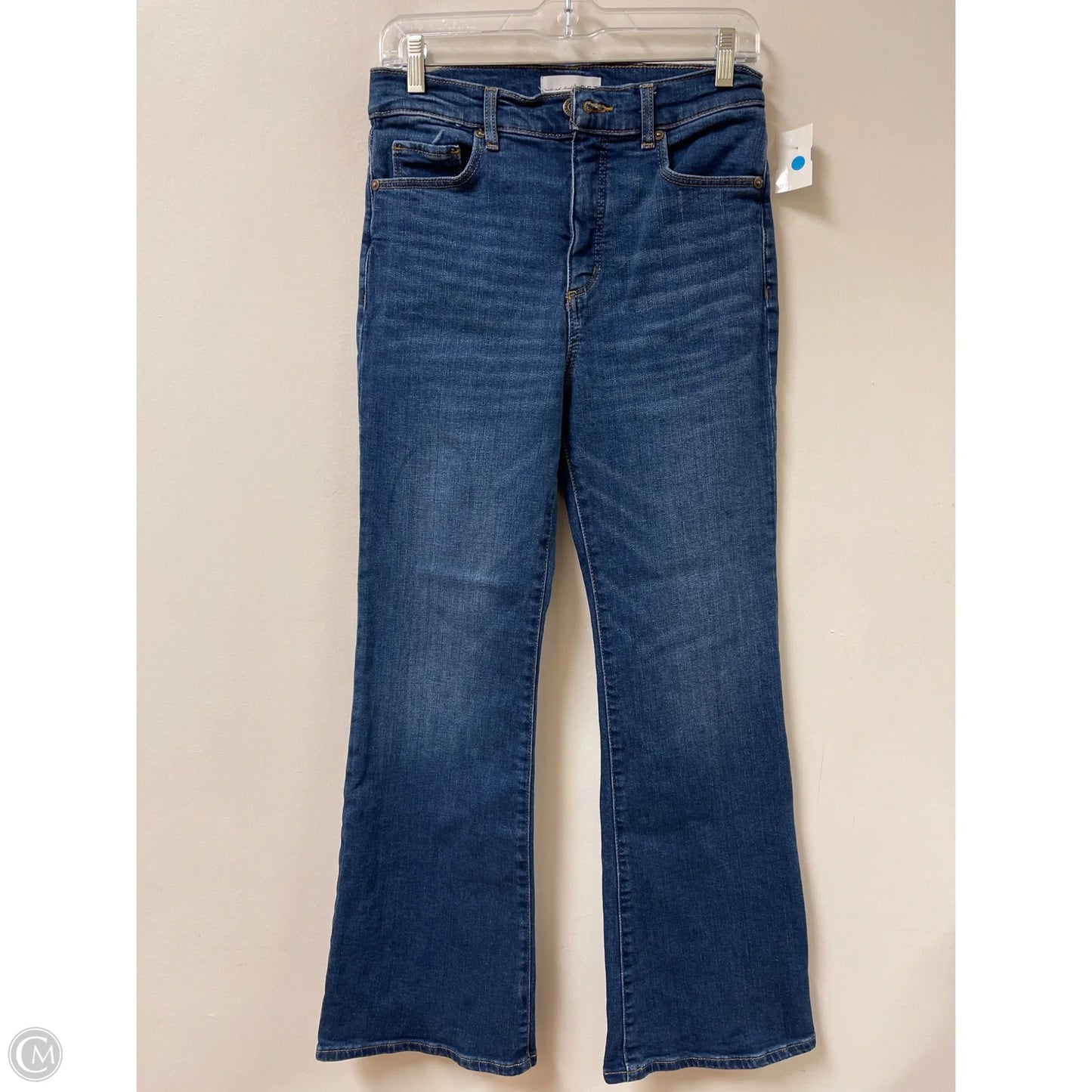 Jeans Boyfriend By Loft In Blue Denim, Size: 4