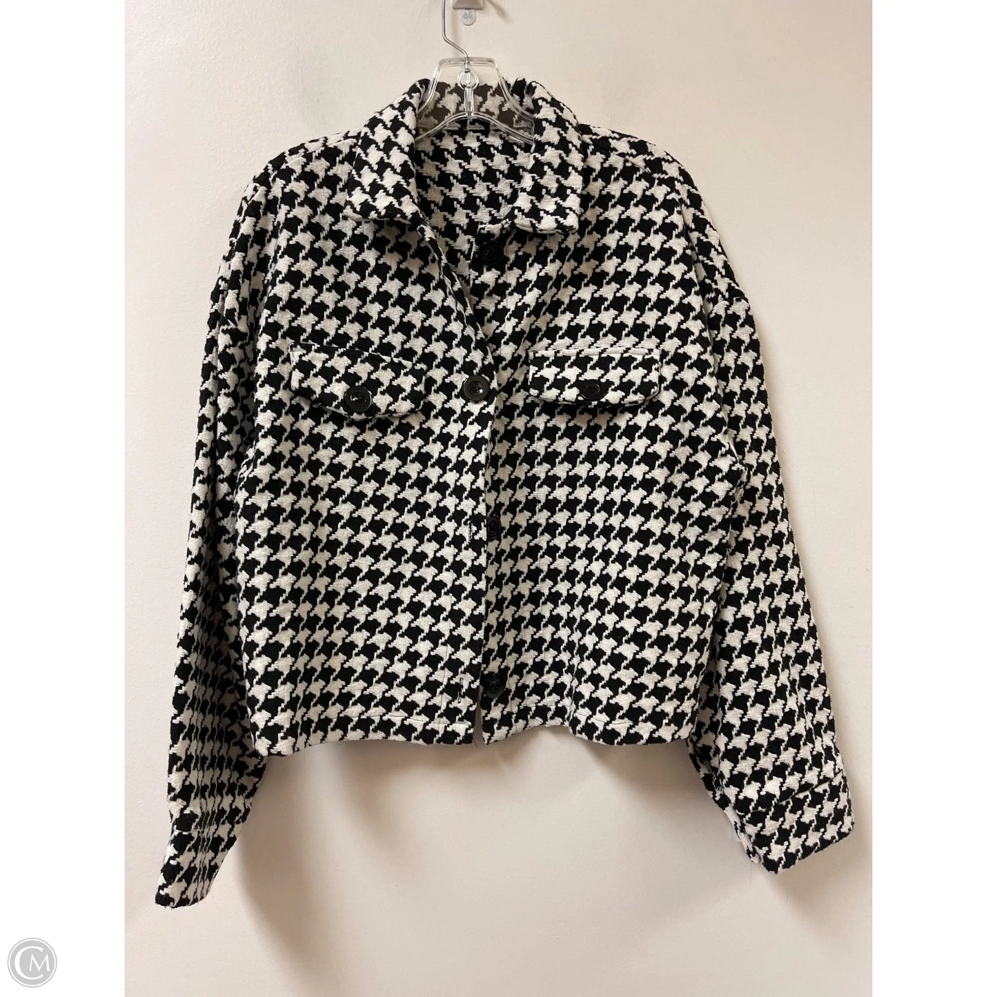 Blazer By Shein In Black & White, Size: 2x