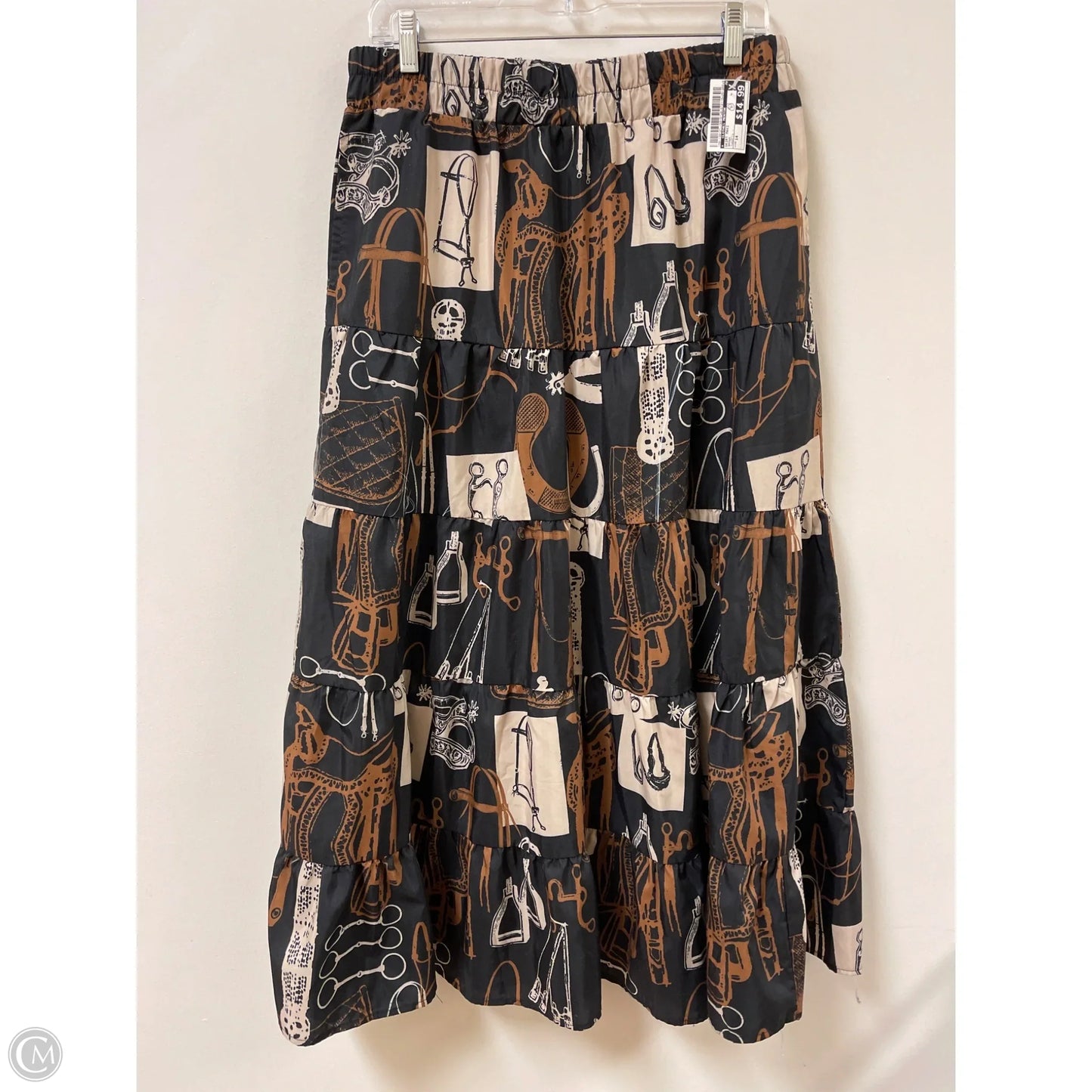 Skirt Maxi By Clothes Mentor In Brown, Size: 14