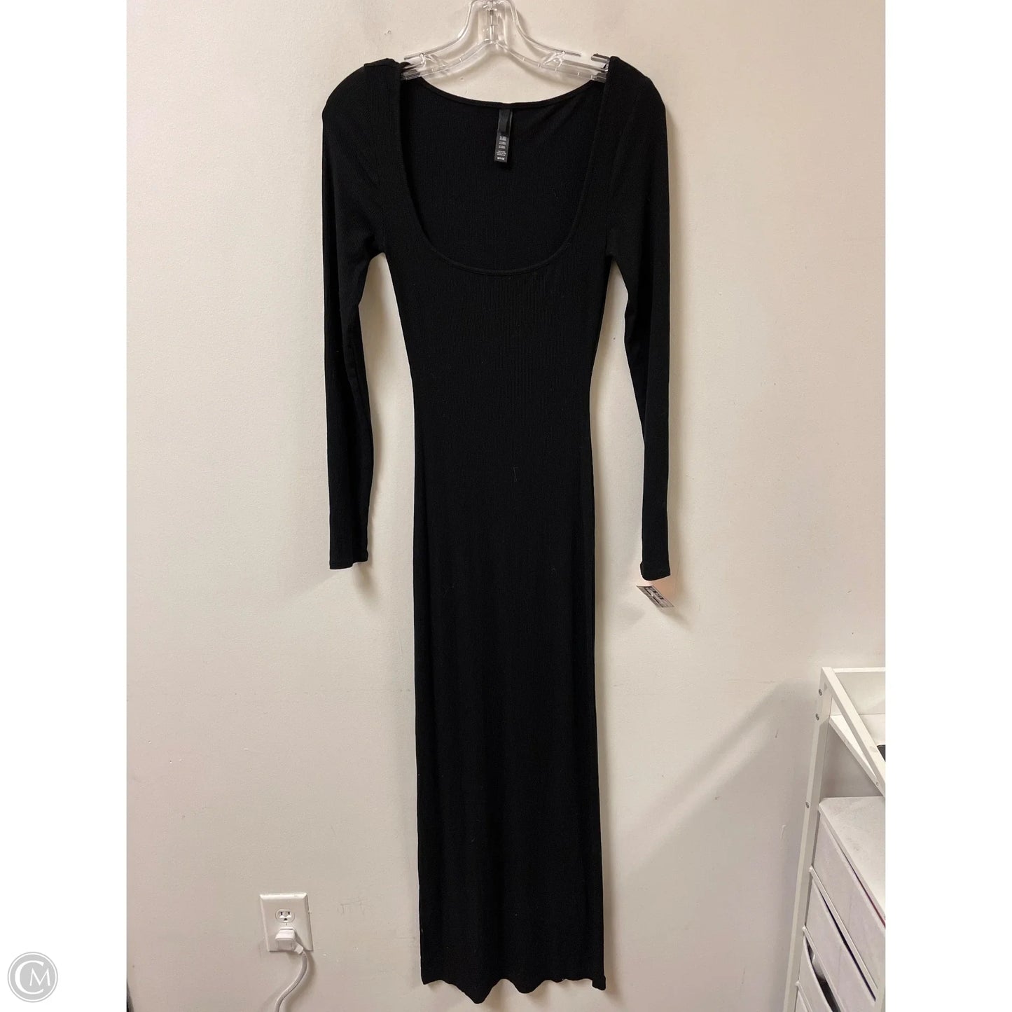Dress Casual Maxi By Skims In Black, Size: S
