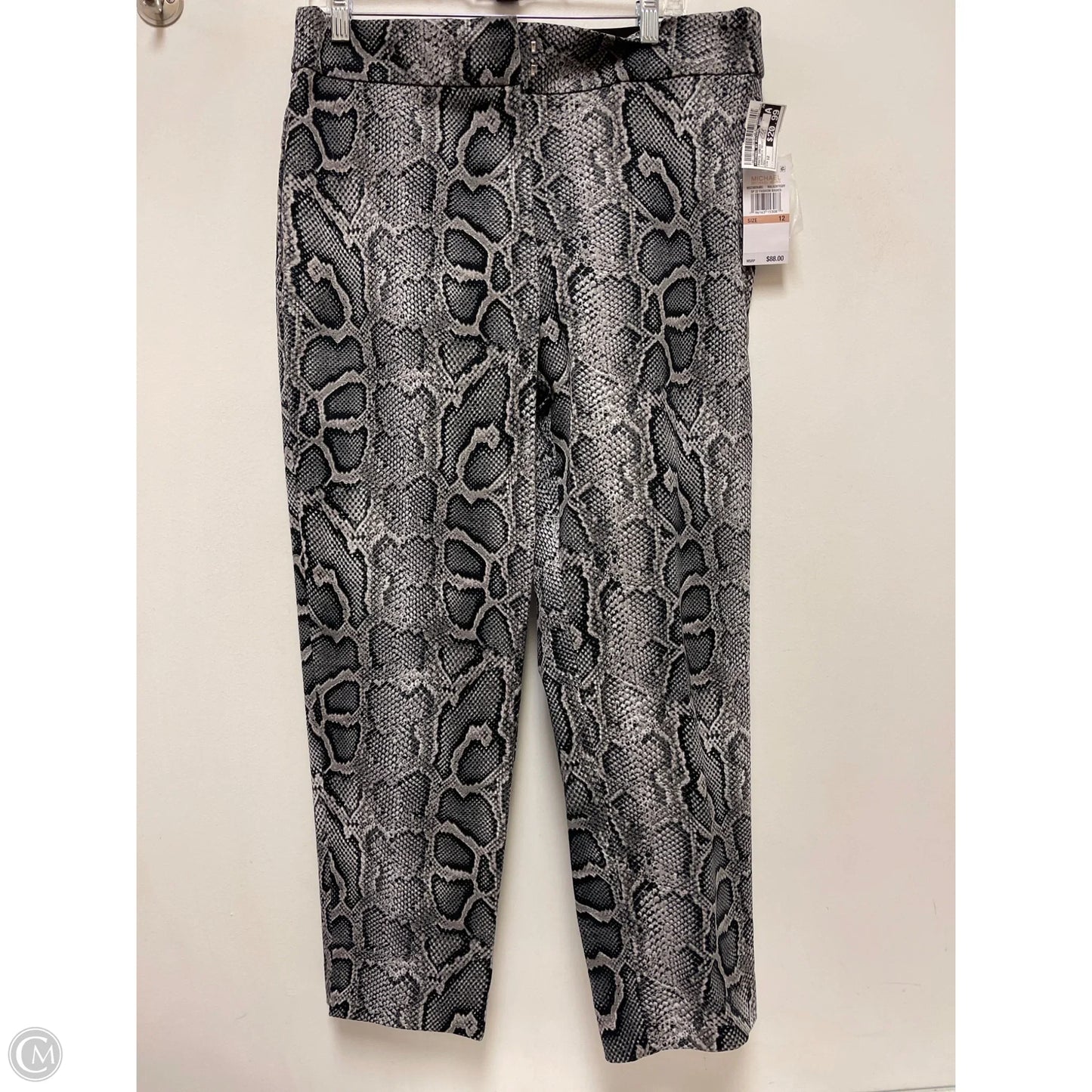 Pants Dress By Michael By Michael Kors In Snakeskin Print, Size: 12