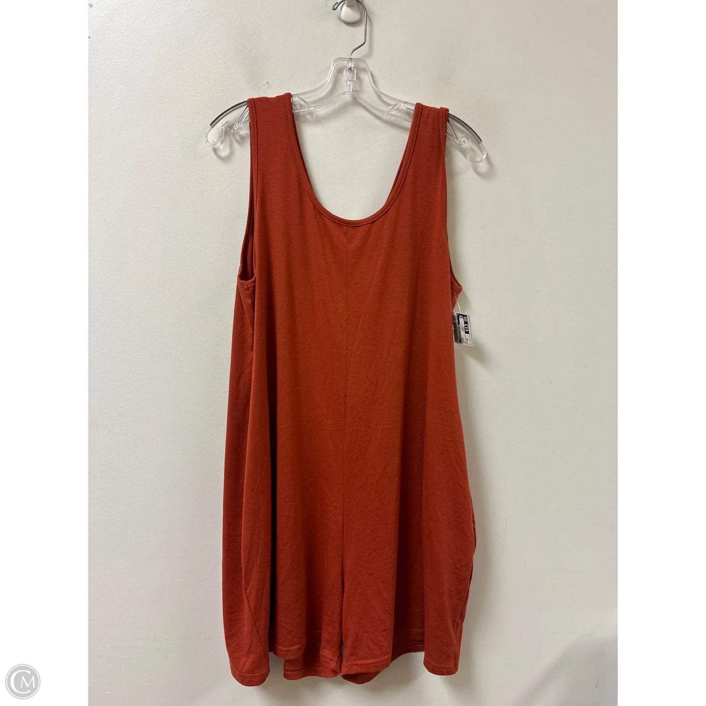 Romper By Clothes Mentor In Orange, Size: 2x