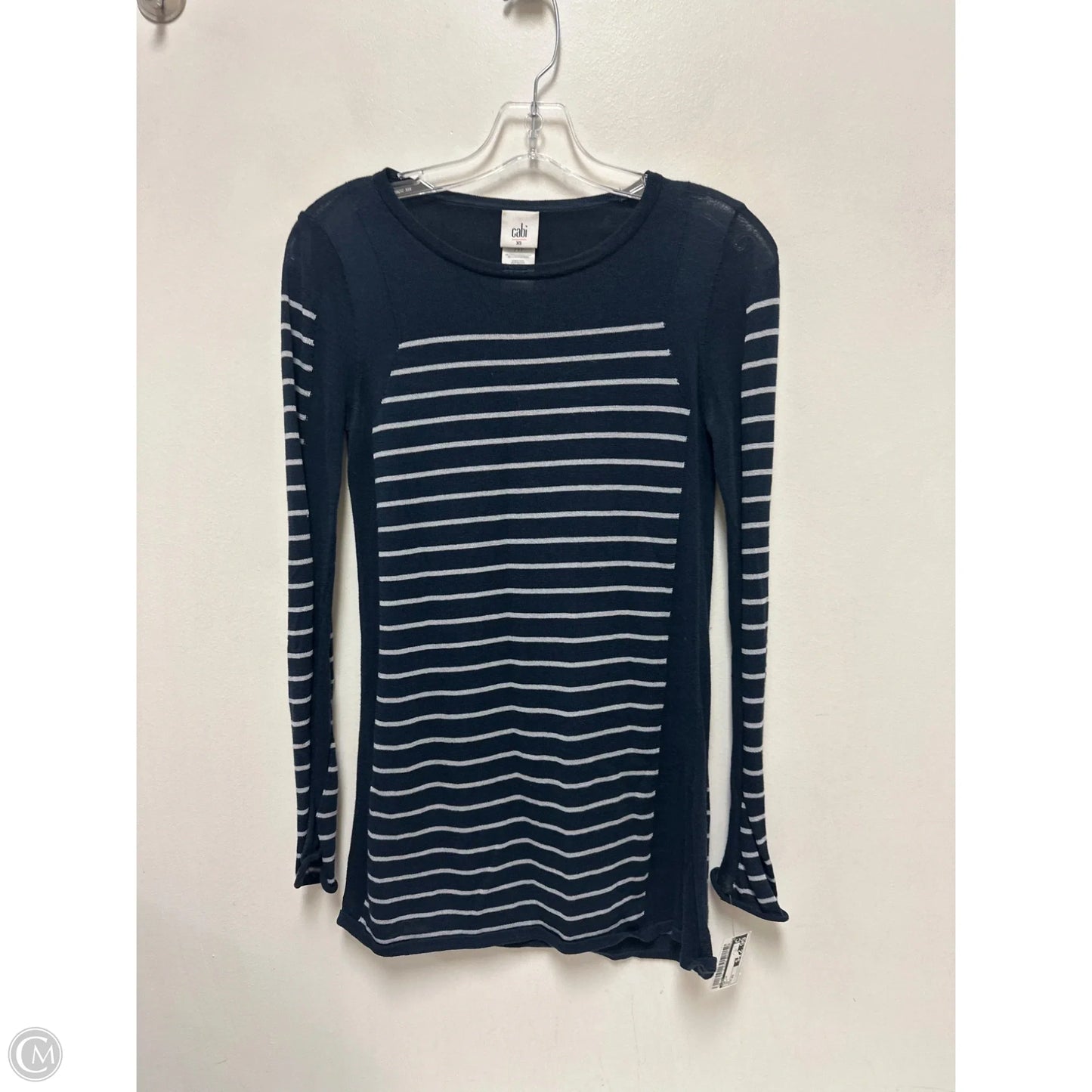 Top Long Sleeve By Cabi In Navy, Size: Xs