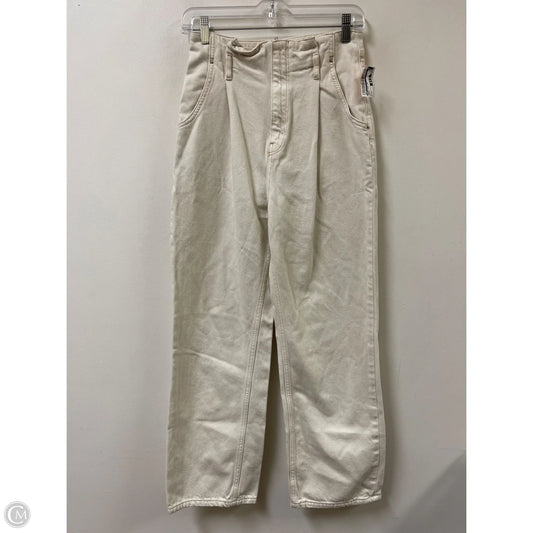 Pants Wide Leg By Mng In Cream, Size: 4