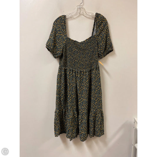 Dress Casual Midi By Time And Tru In Green, Size: L