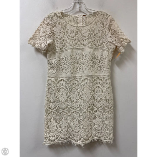 Dress Casual Midi By Free People In Cream, Size: L