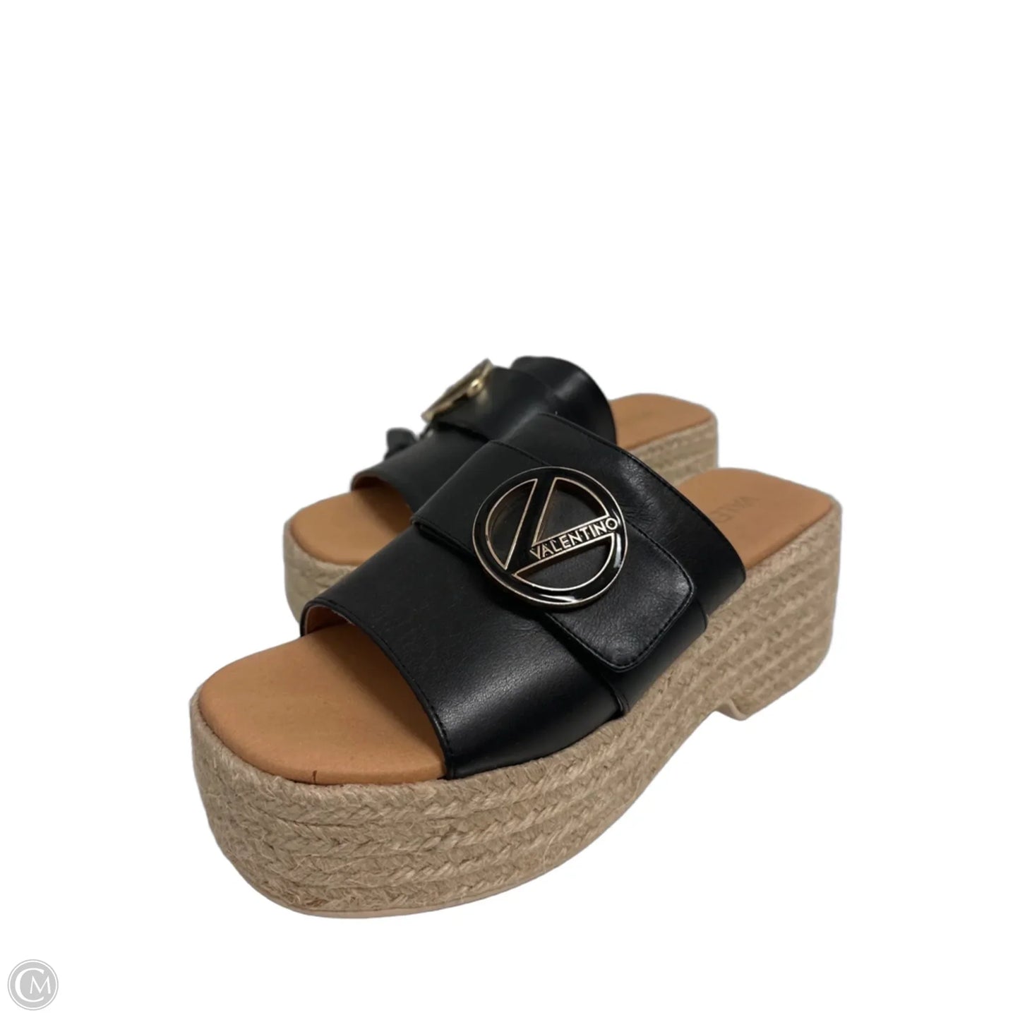 Sandals Designer By Valentino-mario In Black, Size: 9.5