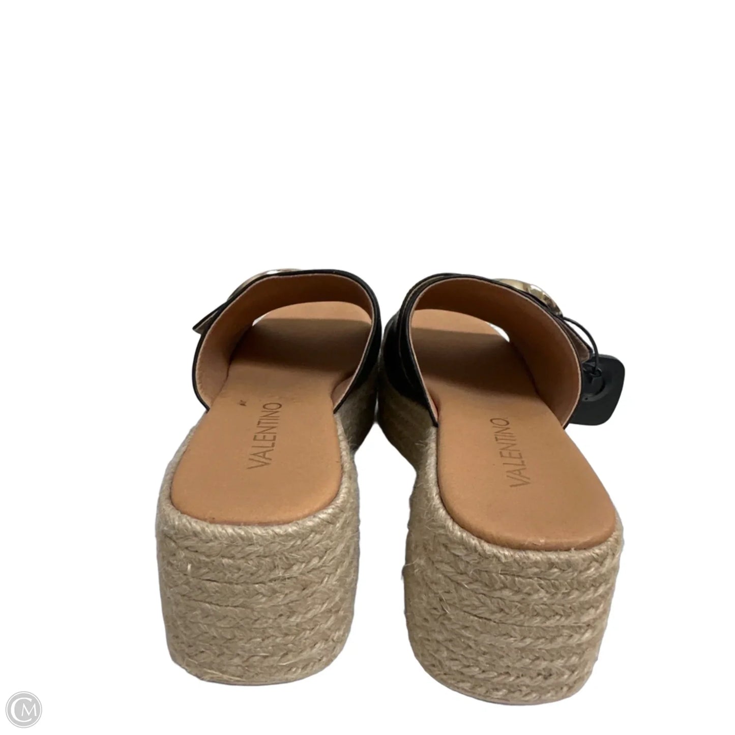 Sandals Designer By Valentino-mario In Black, Size: 9.5
