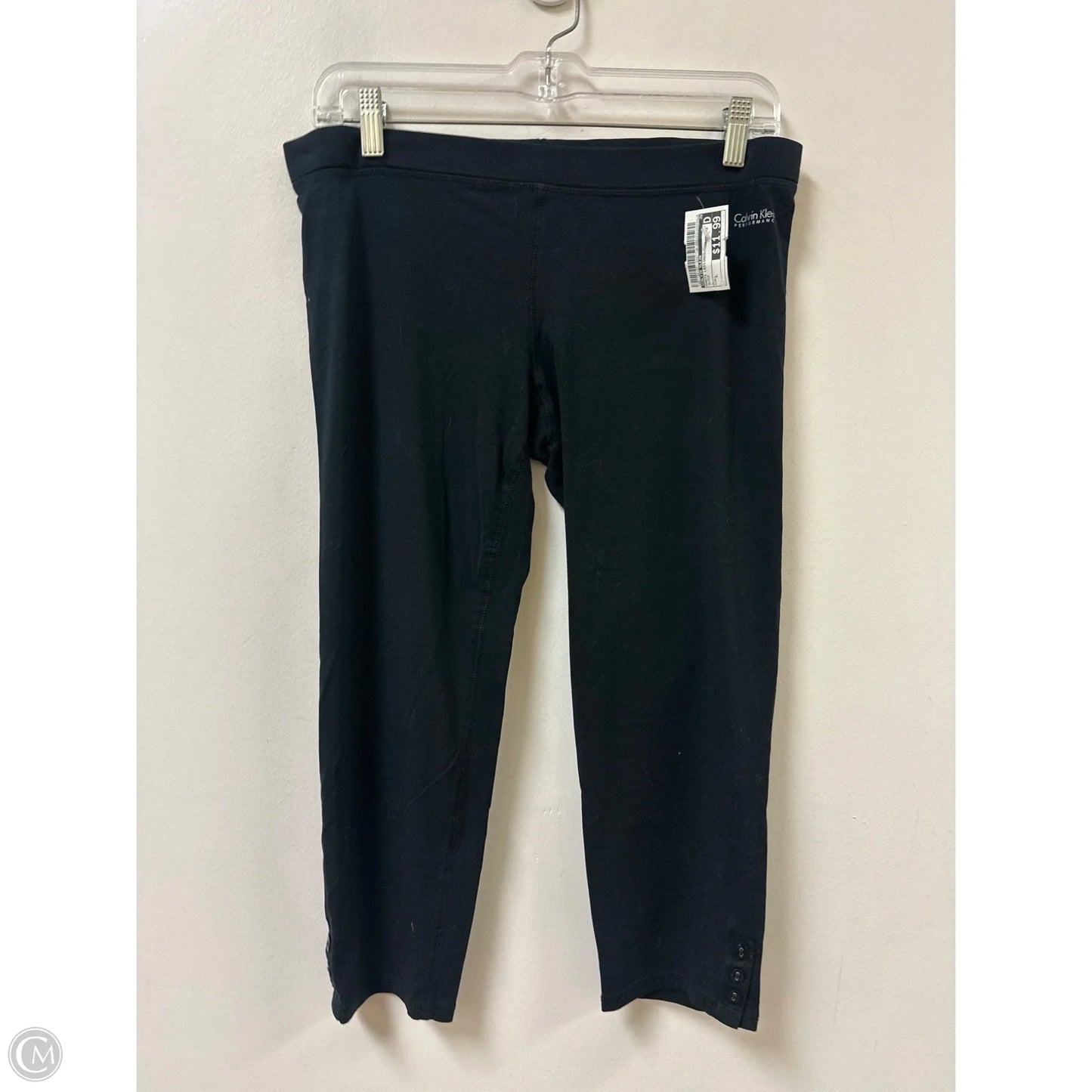 Pants Leggings By Calvin Klein In Black, Size: L