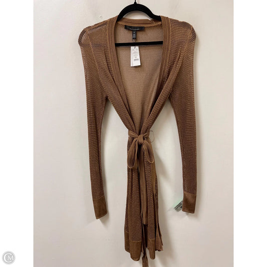 Sweater Cardigan By White House Black Market In Brown, Size: Xs