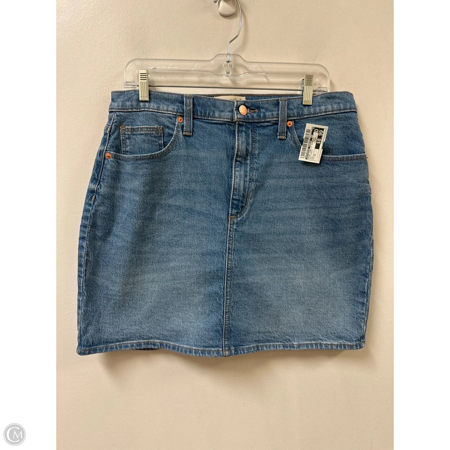 Skirt Mini & Short By Universal Thread In Blue Denim, Size: 12