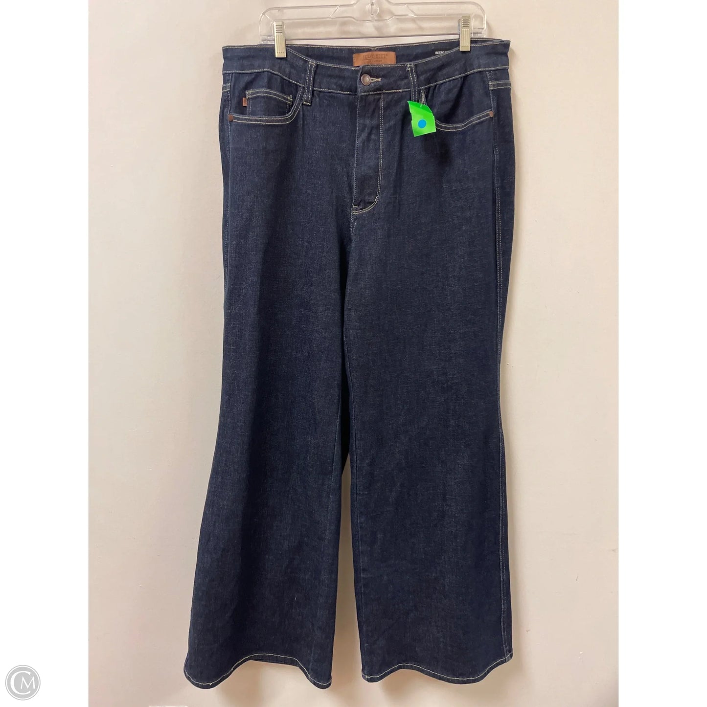 Jeans Wide Leg By Judy Blue In Blue Denim, Size: 18