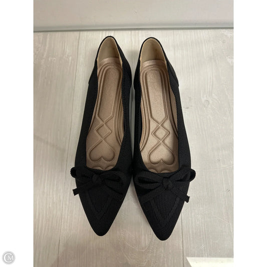 Shoes Flats By Clothes Mentor In Black, Size: 8.5