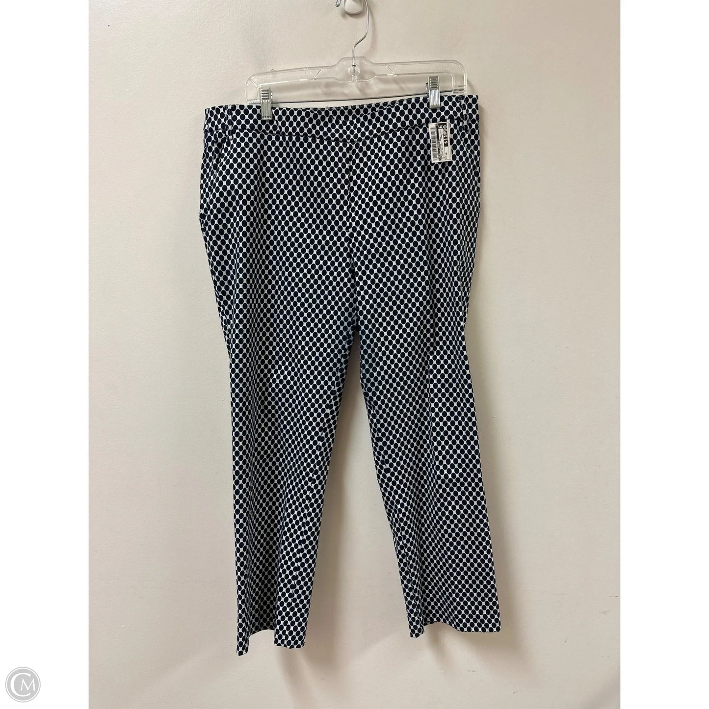 Pants Cropped By Jules & Leopold In Polkadot Pattern, Size: 16