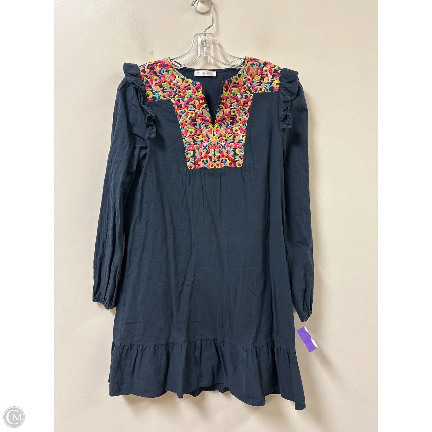 Dress Casual Midi By Clothes Mentor In Navy, Size: S