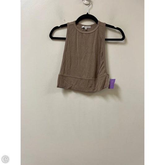 Top Sleeveless By Love Tree In Tan, Size: L