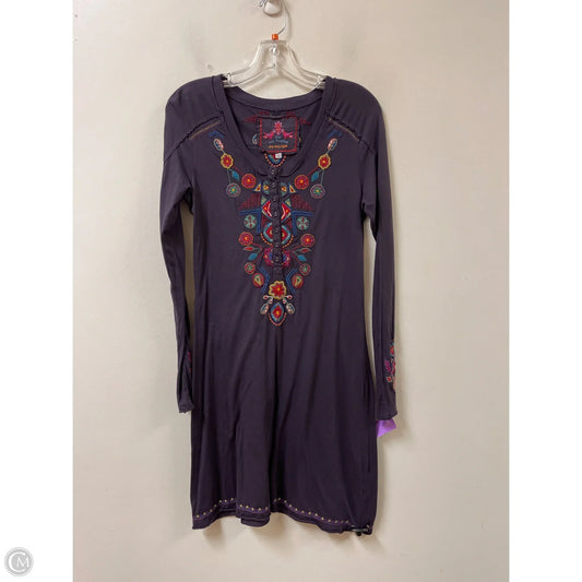 Dress Casual Midi By Johnny Was In Purple, Size: S