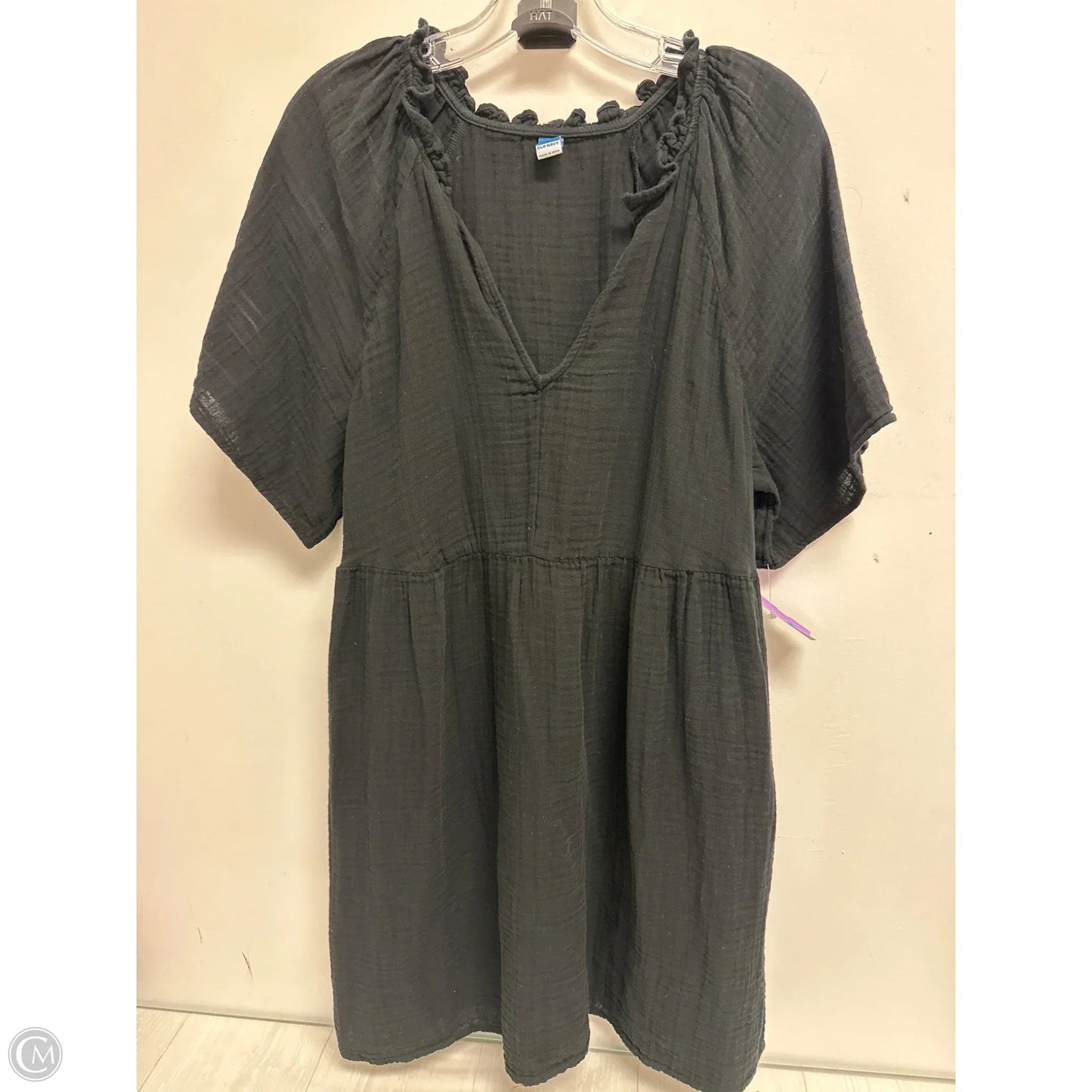 Dress Casual Midi By Old Navy In Black, Size: L
