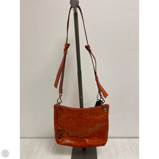 Handbag Leather By Margot, Size: Medium