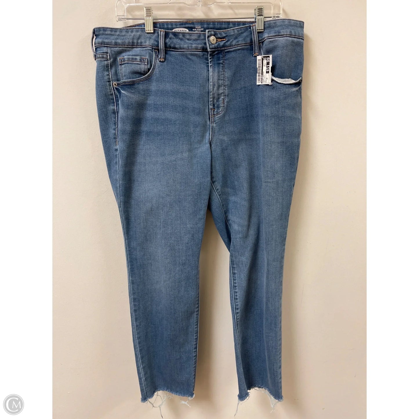 Jeans Cropped By Old Navy In Blue Denim, Size: 16