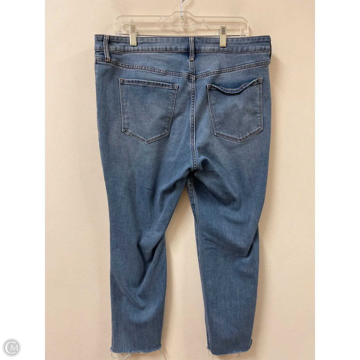 Jeans Cropped By Old Navy In Blue Denim, Size: 16