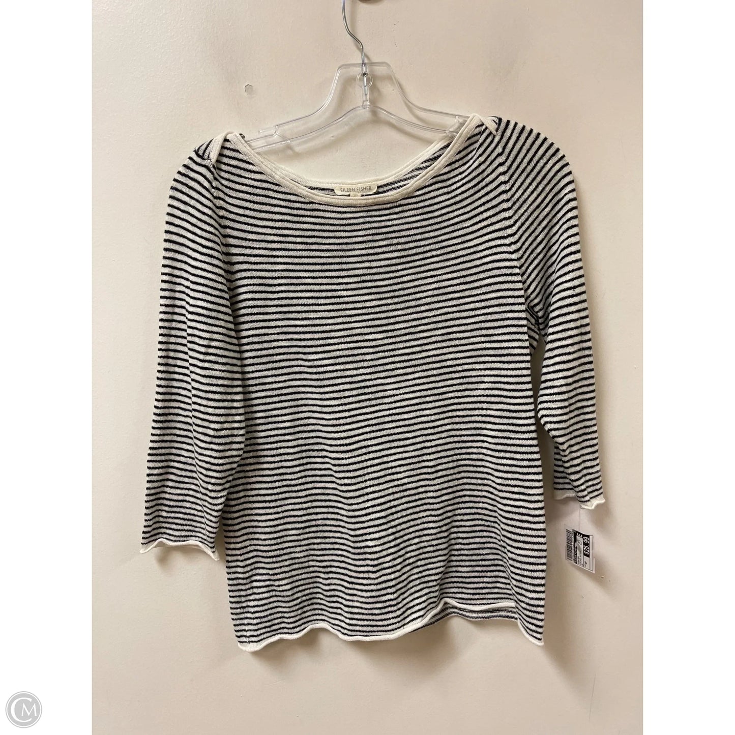 Sweater By Eileen Fisher In Striped Pattern, Size: Sp