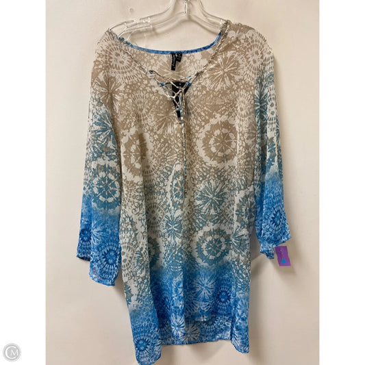 Swimwear Cover-up By Clothes Mentor In Tan, Size: Xl