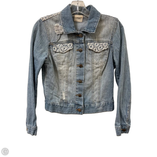Jacket Denim By Harper In Blue Denim, Size: S