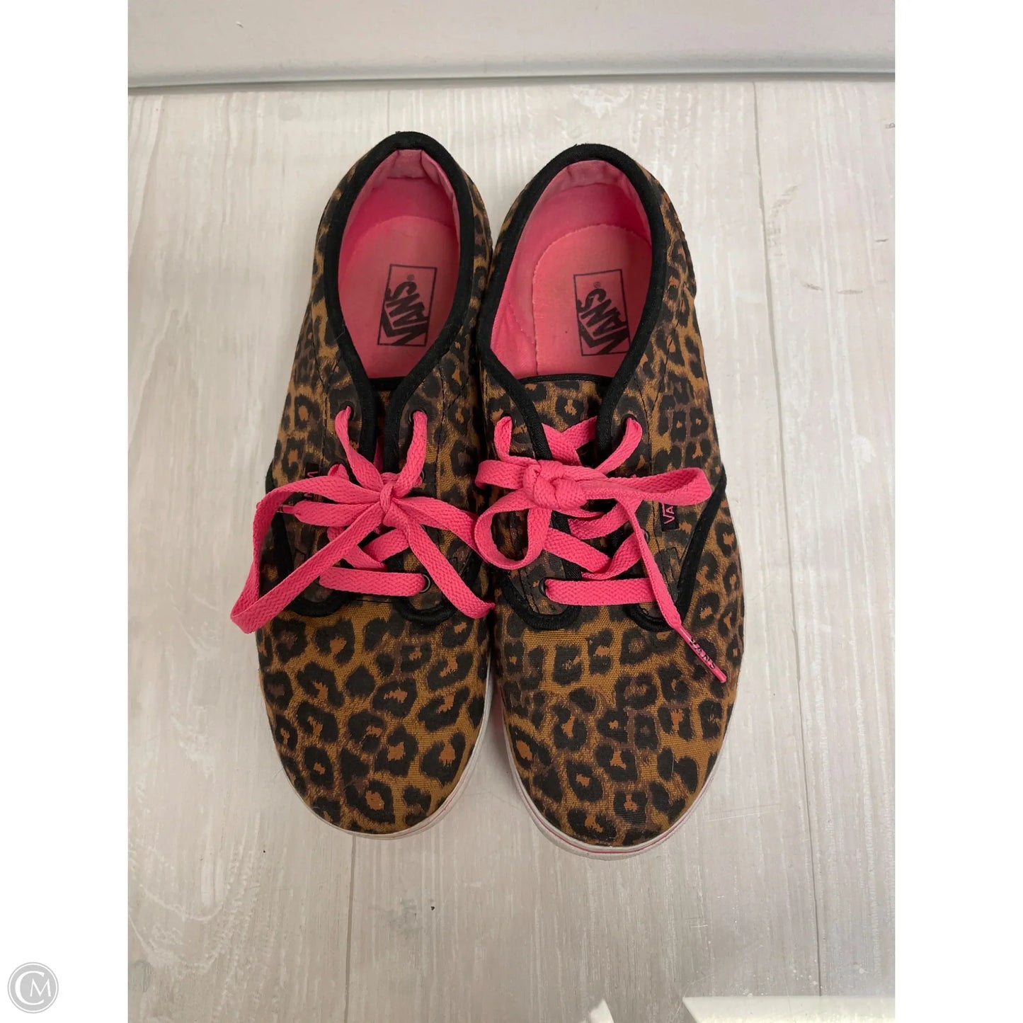 Shoes Sneakers By Vans In Leopard Print, Size: 6